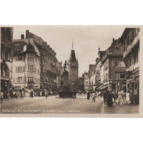 Germany circa 1920 Frieburg Kaiserstrasse by Echte see others