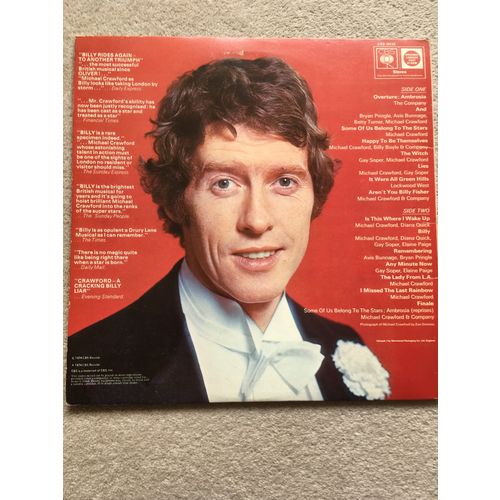BILLY - ORIGINAL LONDON CAST (UK VINYL LP, 1974)