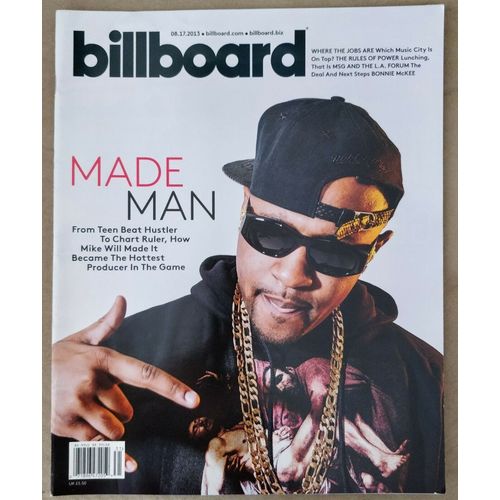 Billboard Magazine August 17, 2013 - Made Man: Mike Will Made It Cover