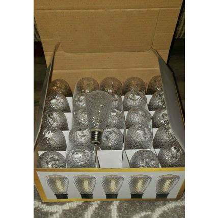 CELEBRATIONS REPLACEMENT VINTAGE STYLE EDISON LED 25 LIGHT BULBS~NEW~WARM WHITE