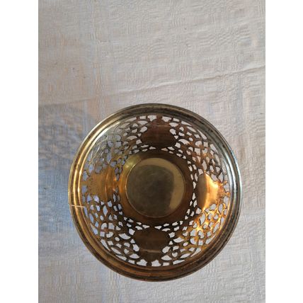 Antique, Soviet/Russian, Niello, Gold Plated 875 Solid Silver Kubachi Sweet Bowl
