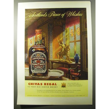 1953 Chivas Regal Scotch Advertisement - Scotland's Prince of Whiskies