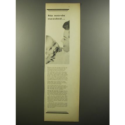 1954 United States Savings Bonds Ad - No words needed