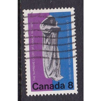 CANADA 1975 CENTENARY SUPREME COURT 8c USED SG817