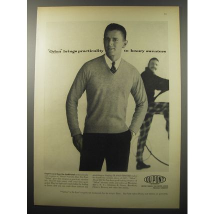 1955 Du Pont Orlon Sweater by Glasco Limited Advertisement