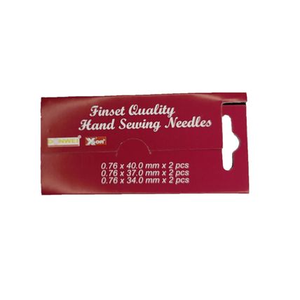 Easy Threading Sewing Needles 6 Pack Size 4/8 Self Thread Carded Sew Me JJ2