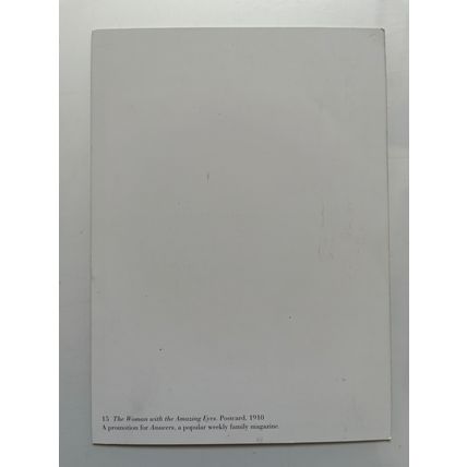 ART CARD - THE WOMAN WITH THE AMAZING EYES