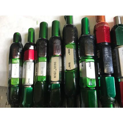 LOT PLUG GAGE GO NOGO VAN KEUREN .3031,3060,3861,3110,342,3900,3490,303,3  081,ES