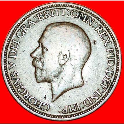 MISTRESS OF SEAS: GREAT BRITAIN ★ HALF PENNY 1929! GEORGE V★LOW START★NO RESERVE
