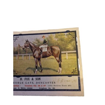 VERY RARE VINTAGE BLOTTING PAPER FEATURING RUSTOM PASHA