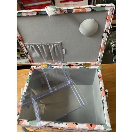 HobbyGift Sewing Box (L) - Knit Happens - Dressmaking - Haberdashery - MRL625