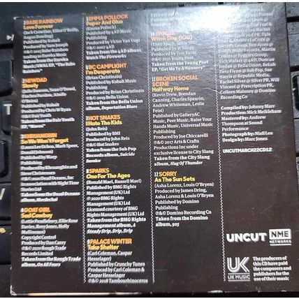 Fever Dreaming CD Promo Uncut Magazine 12 Tracks March 2022 Album Johnny Marr