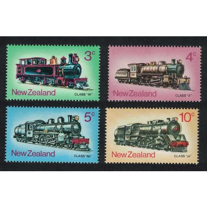 New Zealand Steam Locomotives Trains 4v 1973 MNH SG#1003-1006 Sc#517-520