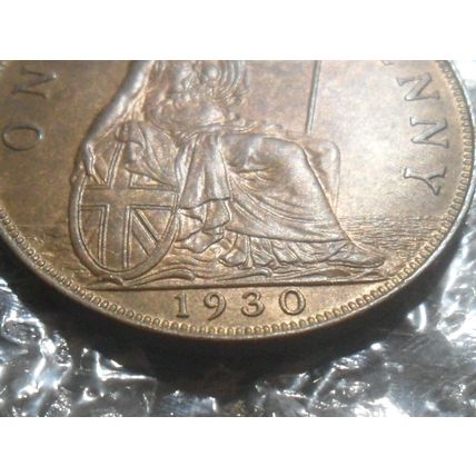 1930 George V penny.
