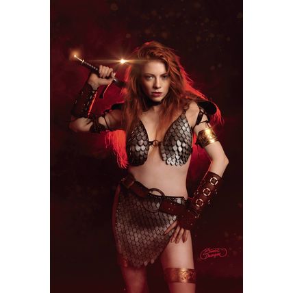 Unbreakable Red Sonja: #5 Augusta Monroe - Cosplay - Virg Dynamite Entertainment