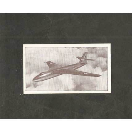 Sweet Cigarette Cards Sweetule Modern British Aircraft 1954 #1 Vickers Valliant