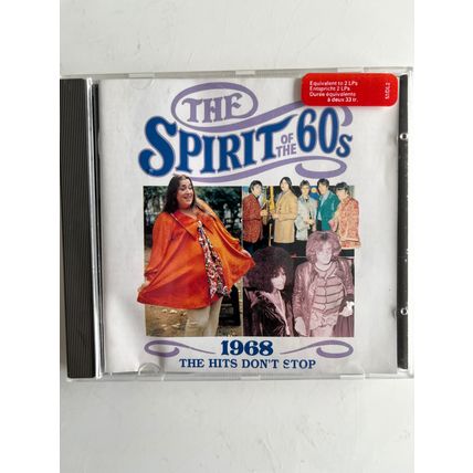 THE SPIRIT OF THE 60'S - 1968 (UK VARIOUS ARTISTS AUDIO CD, 1991)