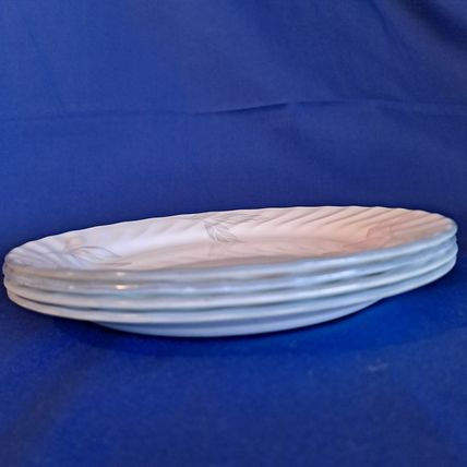 Vintage Lot 4 CORELLE By Corning PINK TRIO 7 1/4" BREAD Butter PLATES Dessert