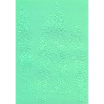 5"x7" Embossed Card. 10 Sheets. Floral (27). Cardmaking Scrapbooking Crafts