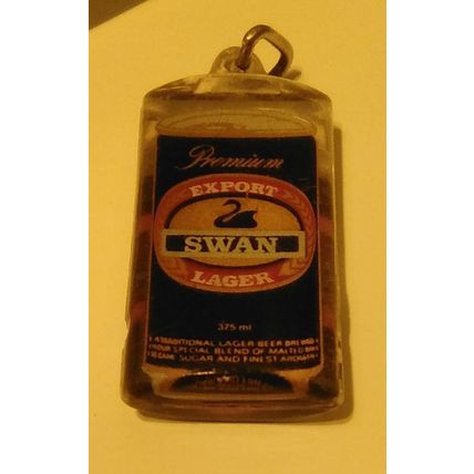 SWAN LAGER KEYRING TAG