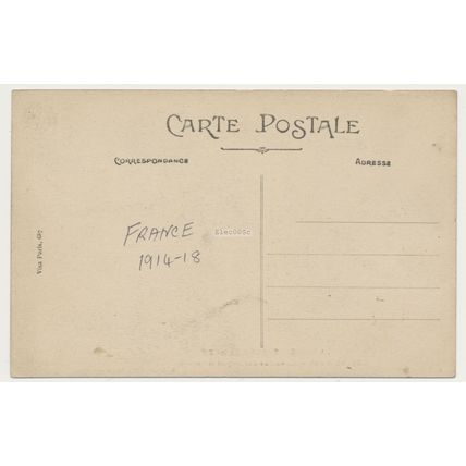 Souchez La Rue de Carency et la Cote Hill 119 CCC 153 RPPC Guerre WW1