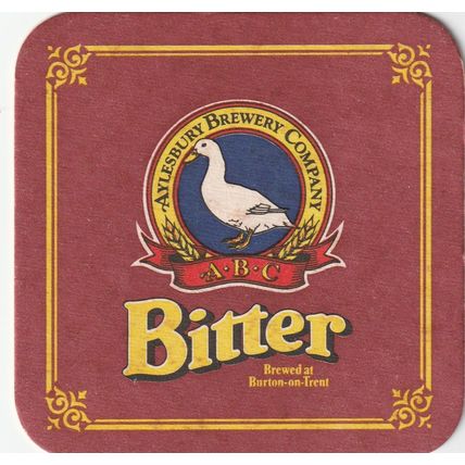 BEER MAT - AYLESBURY BREWERY COMPANY - BITTER - (Cat No 002) - (1979)