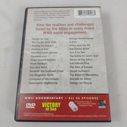 Victory At Sea - Documentary - 2005 - 3 Disc Set - 26 Episodes - DVD - Used