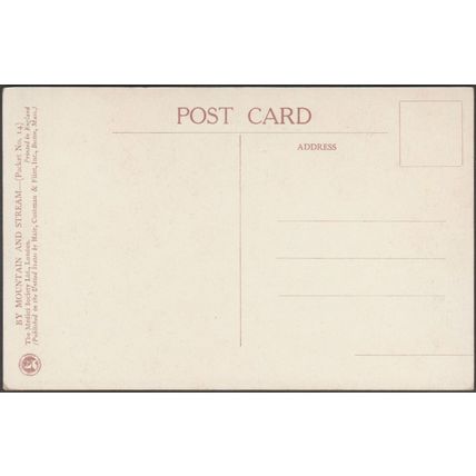 Carl Schaette - By Mountain and Stream, c.1930 - Medici Society Postcard