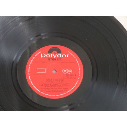 TED NUGENT, SURVIVAL OF THE FITTEST. GATEFOLD DOUBLE VINYL LP.