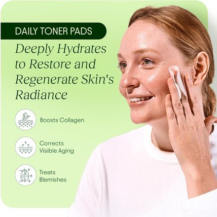 Korean Skincare Anti-Aging, Dark Spot & Wrinkle Minimizing Toner Pads - Hydratin