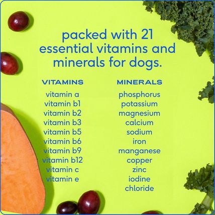 Native Pet Dog Vitamins & Supplements - 11-In-1 Multivitamin Powder for Dogs Foo
