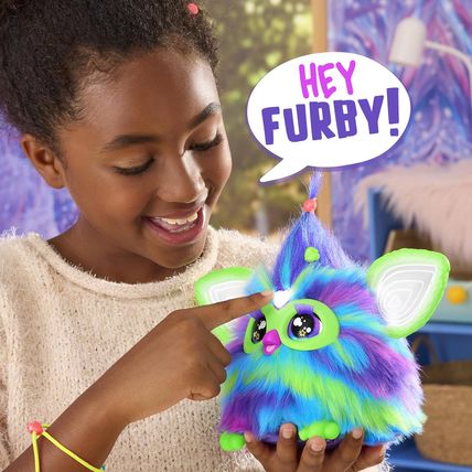 Furby Galaxy Edition, Glow in the Dark, 15 Fashion Accessories, Interactive Plus