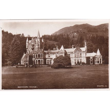 EC854 BENMORE HOUSE . R/P POSTCARD