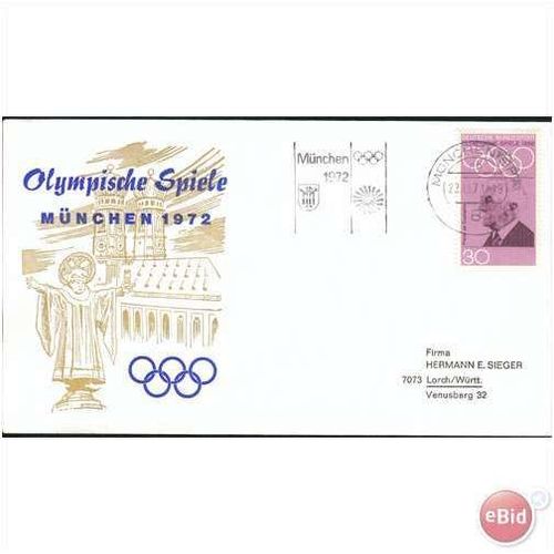 Germany Cover 1971 - Olympische Spiele - Munchen 72