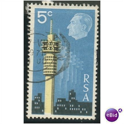 South Africa 1971 - SG 303A - 5c G. Strijdom and Strijdom Tower - used