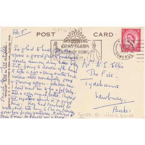 Bath Abbey Bath Somerset Postcard (SM4739) Nice Slogan