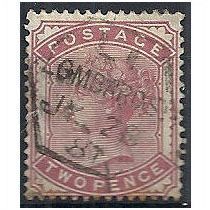 1880 SG168a 2d Deep Rose Fine Used ...