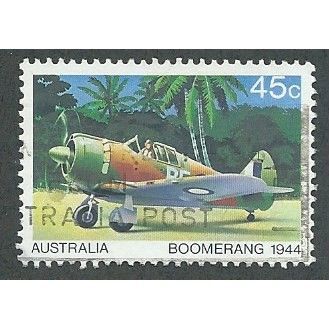 AUS 1980 45c 'AIRCRAFT' FINE USED (EBID35-736)