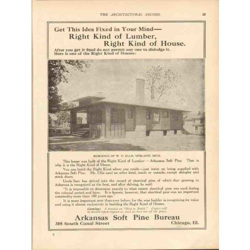 arkansas soft pine bureau 1913 wd ellis ypsilanti mi home vintage ad