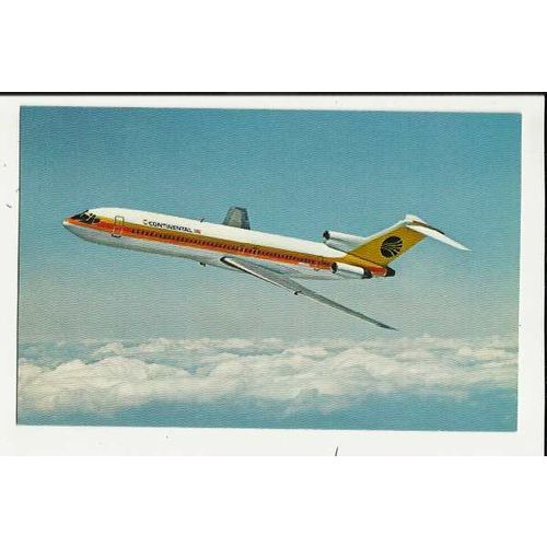 Aviation CONTINENTAL AIRLINES BOEING 727 Postcard