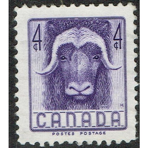 Canada 1955 National Wild Life Week 4c Violet SG478 GU