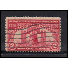 Used 627 2c Liberty Bell Average Plus RA2184