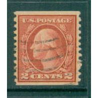 Used 492 2c George Washington Fine A10045