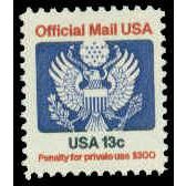 O129 13c Eagle Fine MNH G0581