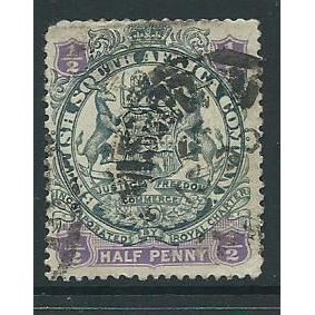 rhodesia stamp british south africa company sg41 sg41