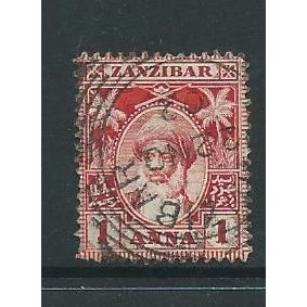 zanzibar stamps. sg190 fu used sg 190