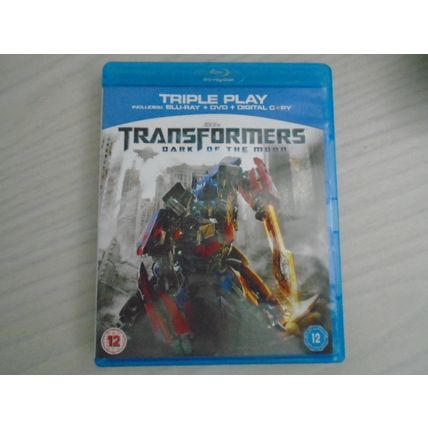 Transformers Dark of the Moon - Triple Pla Blu Ray + DVD + Digital ( Expired )