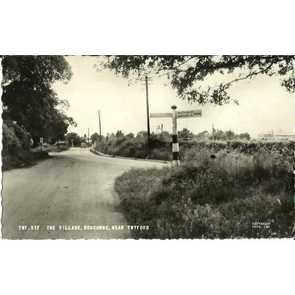 Berkshire RUSCOMBE Village Postcard (Frith TWF.57F)