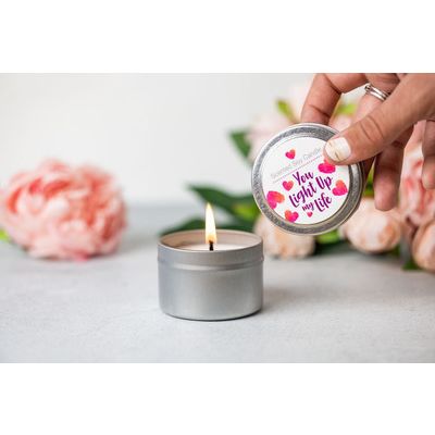 Tin Soy Candle - Scented with Bergamot and Lavender Essential oils[ ]