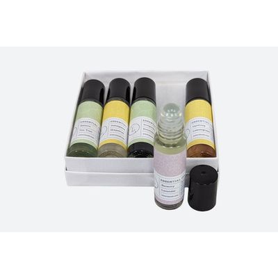 Set of Essential Oils Roll-On with Crystals[ ]
